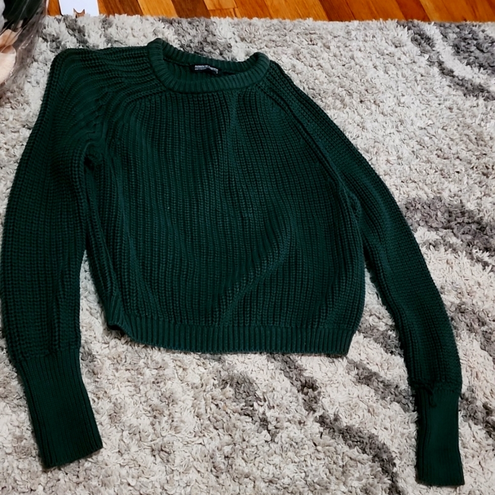 Dark green American Apparel sweatshirt